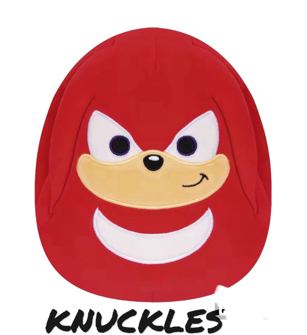 Squishmallows Sonic Rojo de 25cm.