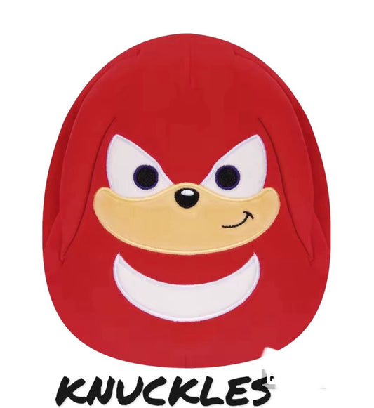Squishmallows Sonic Rojo de 25cm.