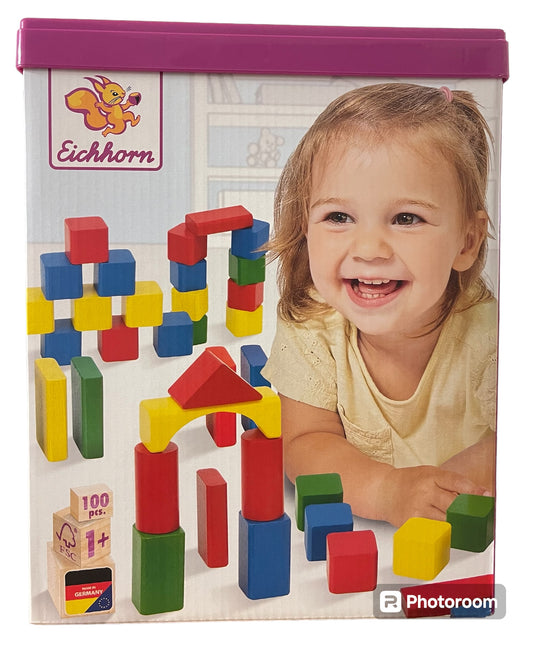 Cubo Bloques Madera