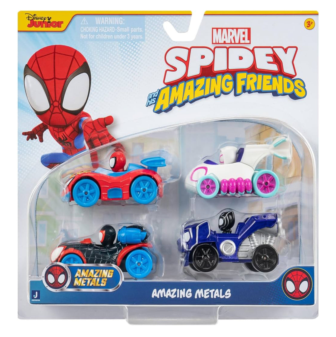 Spidey Die Cast Pack 4 vehículos