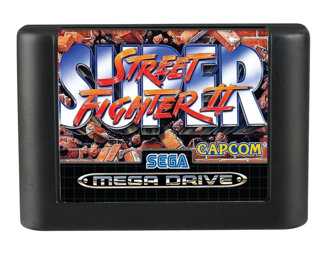Console Heroes Street Fighter II Mega Drive