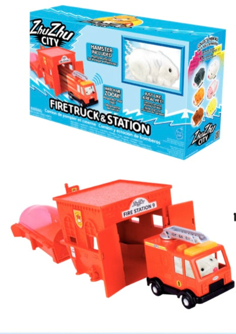 Zhuzhu Hamster Fire Truck