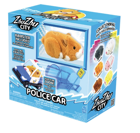 Zhu Zhu Hamster Police Car