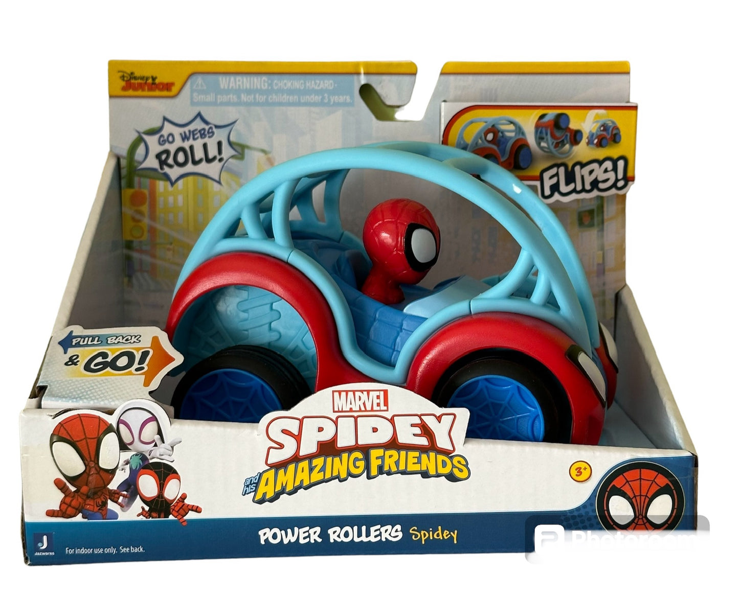 Spidey Vehículos Power Rollers.
