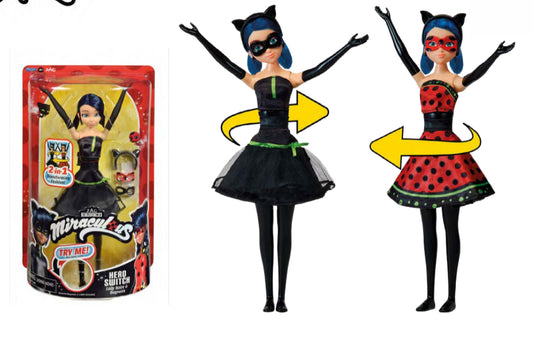 Miraculous Muñeca cambia de traje.